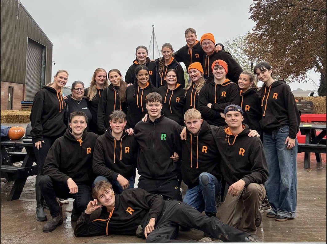 The Rymans Farm team ready to welcome visitors